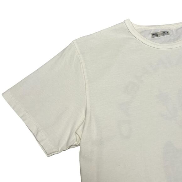 Knickerbocker Fountainhead NY Globe Pocket T-Shirt SIZE S Milk White Cotton Top - Picture 9 of 10